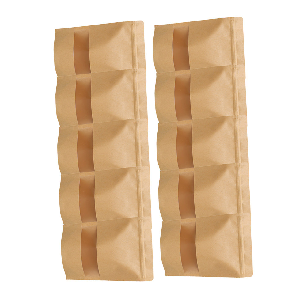 Food Storage And - 50Pcs Kantong Kertas Kraft Penyimpanan Makanan