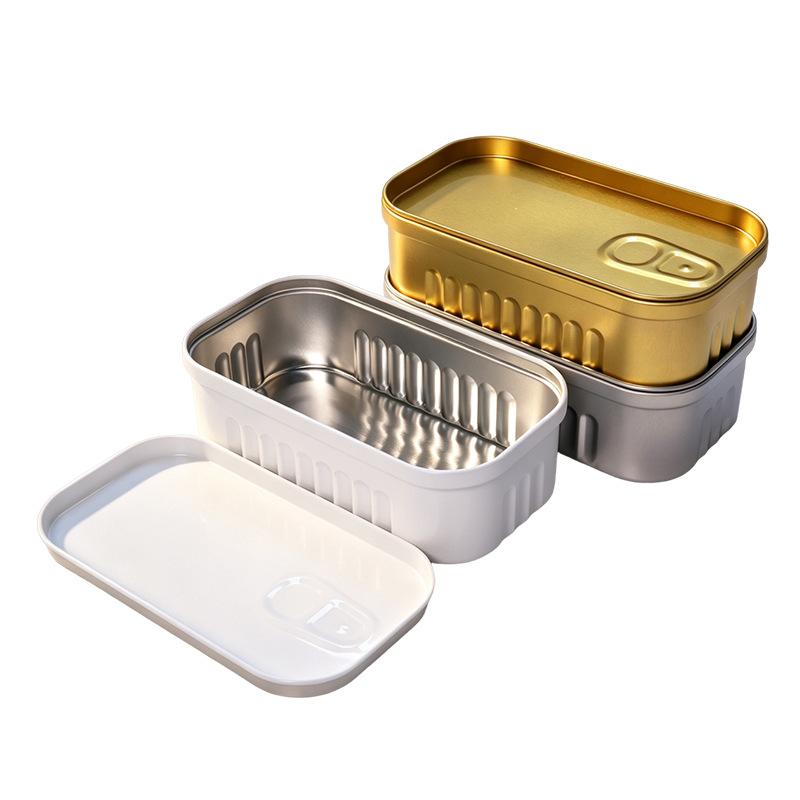 Food Storage Non Toxic - Kotak Penyimpanan Berbentuk Kaleng Sarden, Tahan