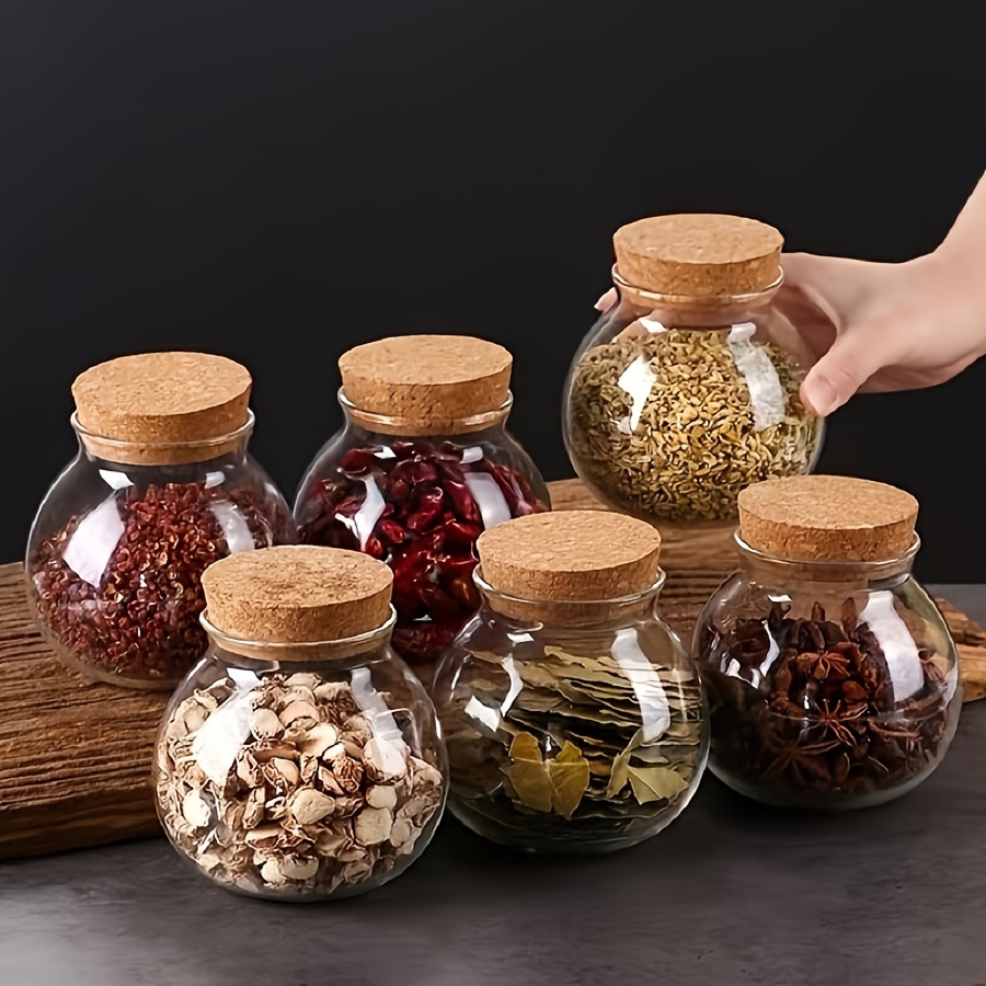 Food Storage Glass Set - Wadah penyimpanan kaca bening 500ML, wadah