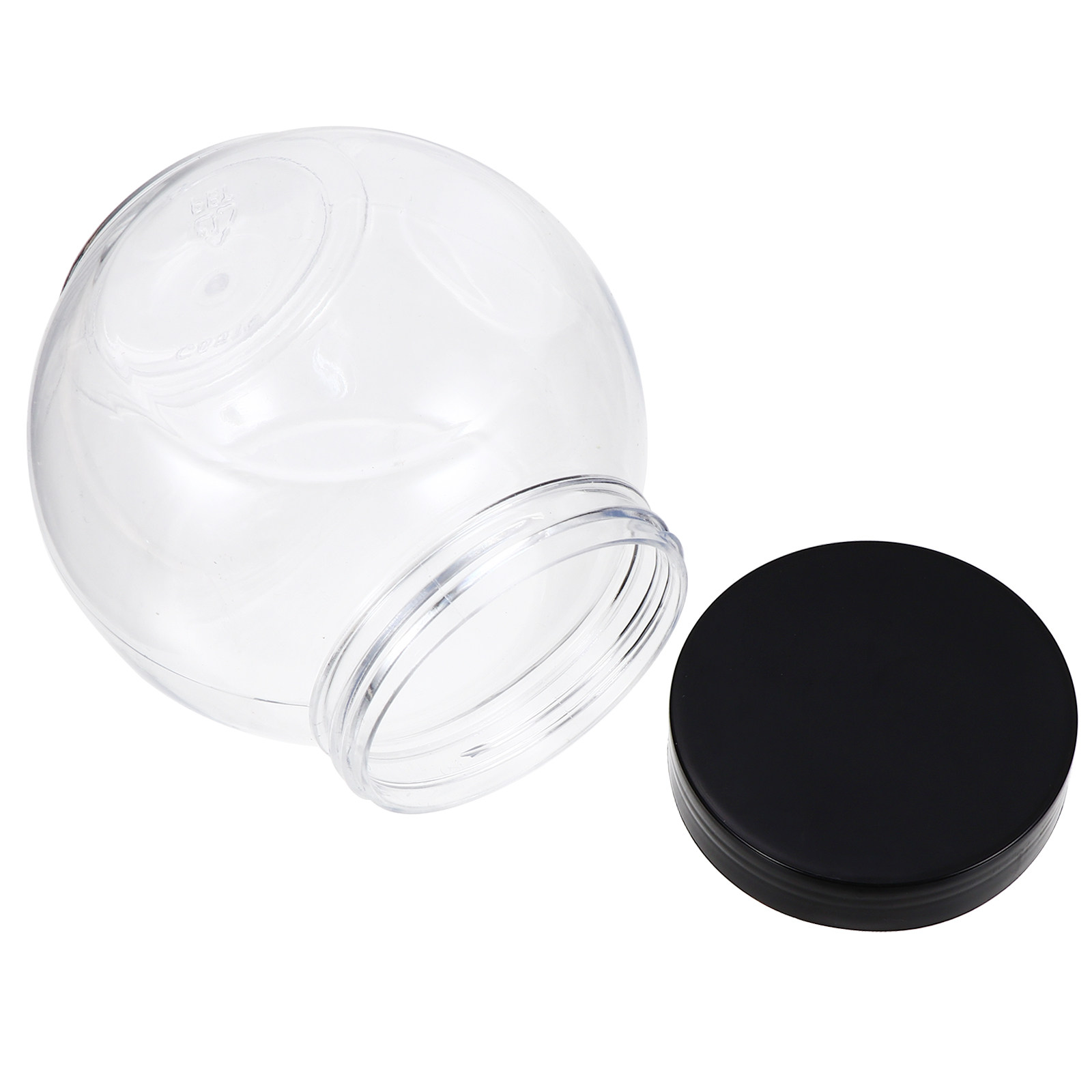 Food Storage Pet - 1Set Kaleng Penyimpanan Makanan Transparan 424Ml