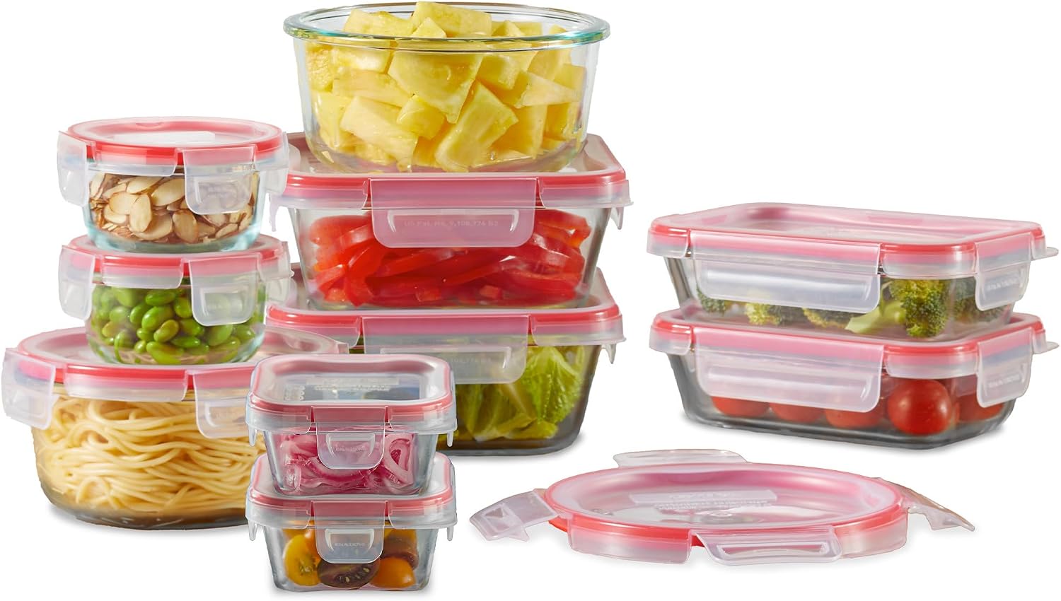 Food Storage Non Toxic - Freshlock (10-Pack) Set Wadah Penyimpanan Makanan