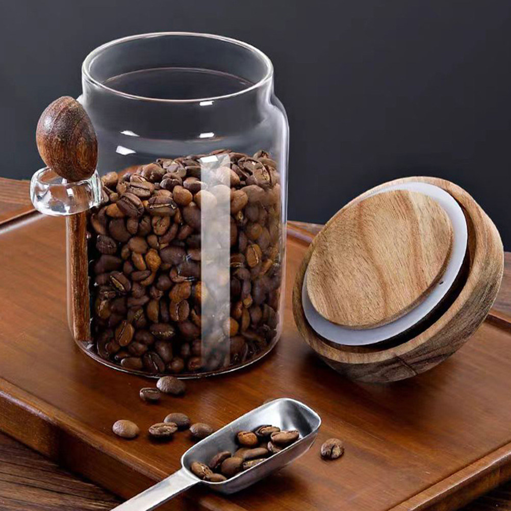 Food Storage Jars Airtight - Stoples Penyimpanan Makanan Kaca Transparan dengan