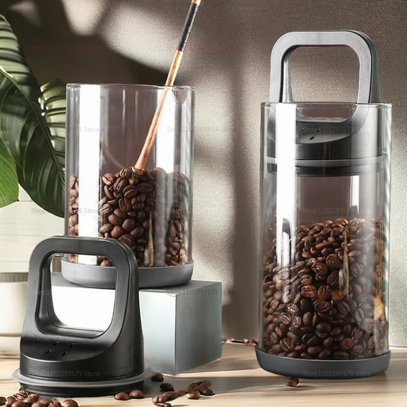 Food Storage Glass Set - Tangki Tertutup Vakum Biji Kopi Stoples