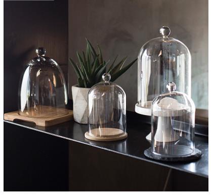 Food Storage Glass Set - Tutup Kaca Penjaga Kesegaran untuk Piring