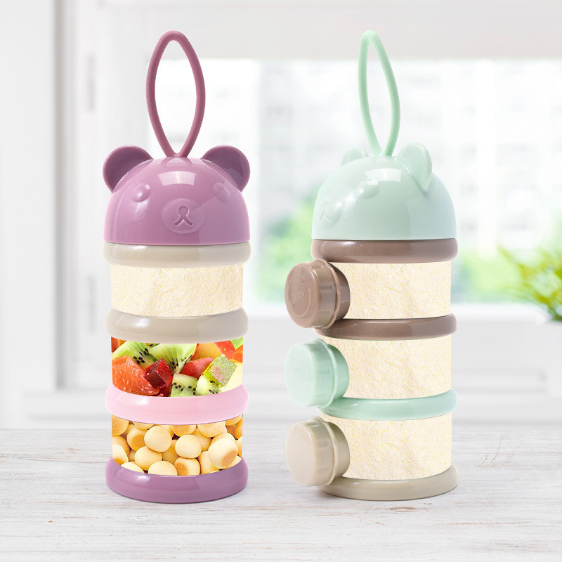 Food Storage 1 Year - Wadah Susu Bubuk Bayi Beruang 3/4