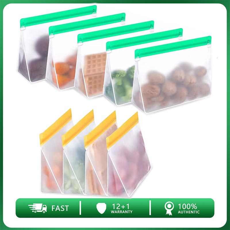 Food Storage Ziploc Bags - Tas penyimpanan makanan dapat digunakan kembali