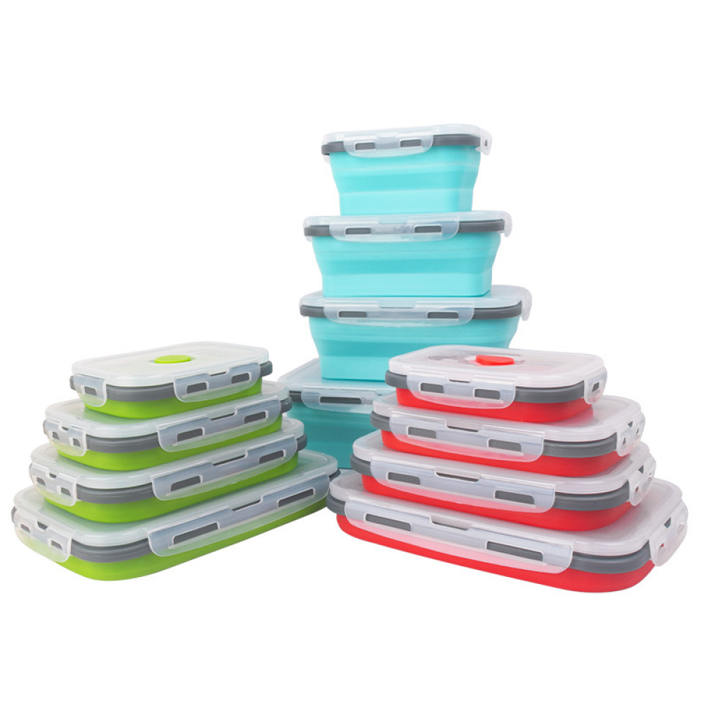 Kotak Makanan Silikon Lipat He - Food Storage Non Toxic ulasan dan harga