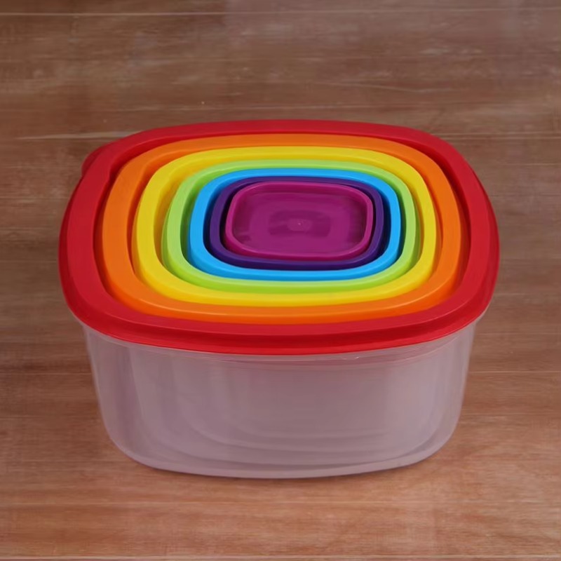 Rainbow 7pcs Wadah Makanan Pla - Food Storage And ulasan dan harga