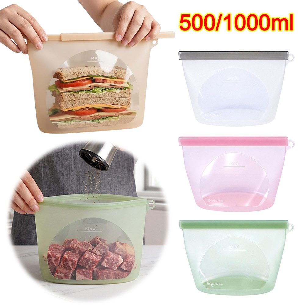 Kantong Penyimpanan Makanan Si - Food Storage Ziploc Bags ulasan dan harga