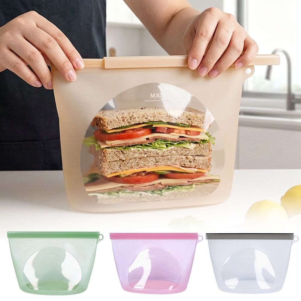 Kantong Penyimpanan Makanan Si - Food Storage Ziploc Bags ulasan dan harga