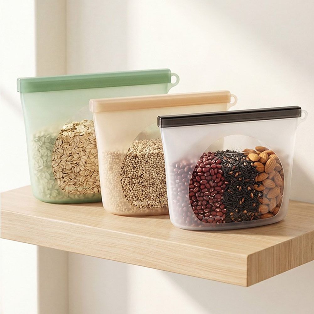 Kantong Pengawet Makanan Silik - Food Storage Ziploc Bags ulasan dan harga