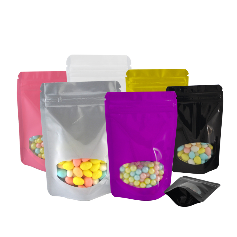 100 Buah Berwarna Aluminium Fo - Food Storage Ziploc Bags ulasan dan harga