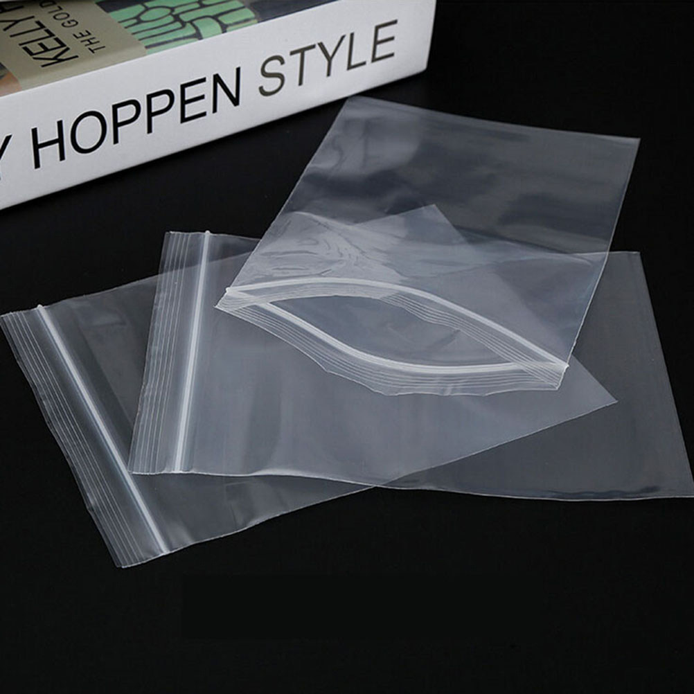 100pcs Kantong Plastik Transpa - Food Storage And ulasan dan harga