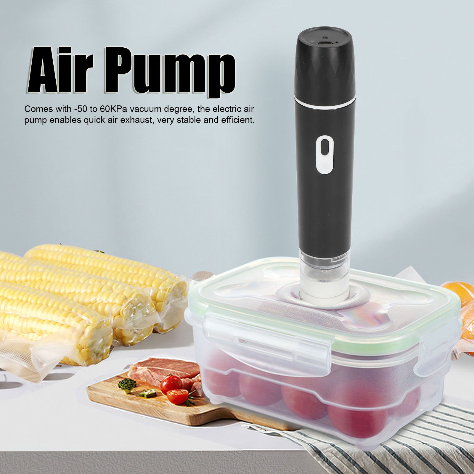 Pompa Udara Listrik Penyegel V - Food Storage Vacuum Seal ulasan dan harga