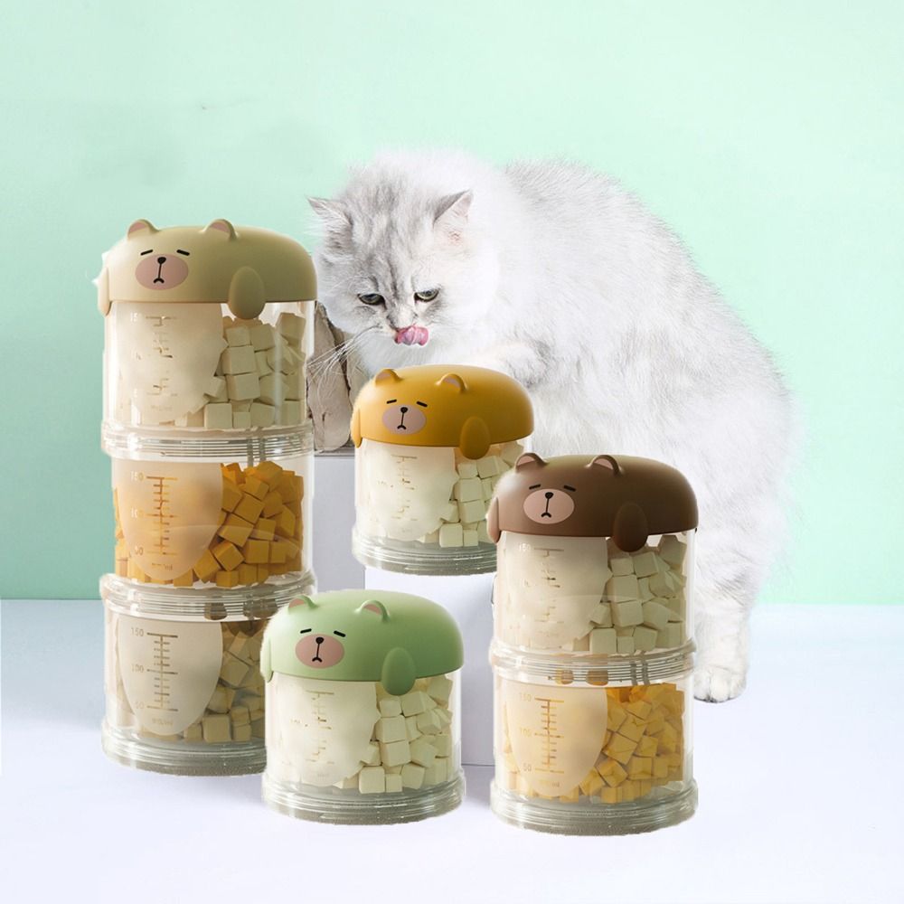 Kotak Makanan Kucing Plastik P - Food Storage Pet ulasan dan harga
