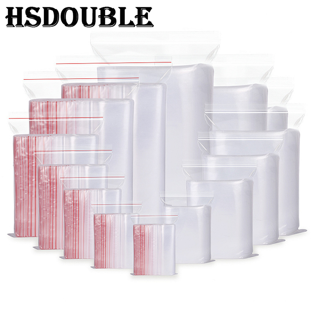 100 buah/pak 5-12 kawat segel  - Food Storage Ziploc Bags ulasan dan harga