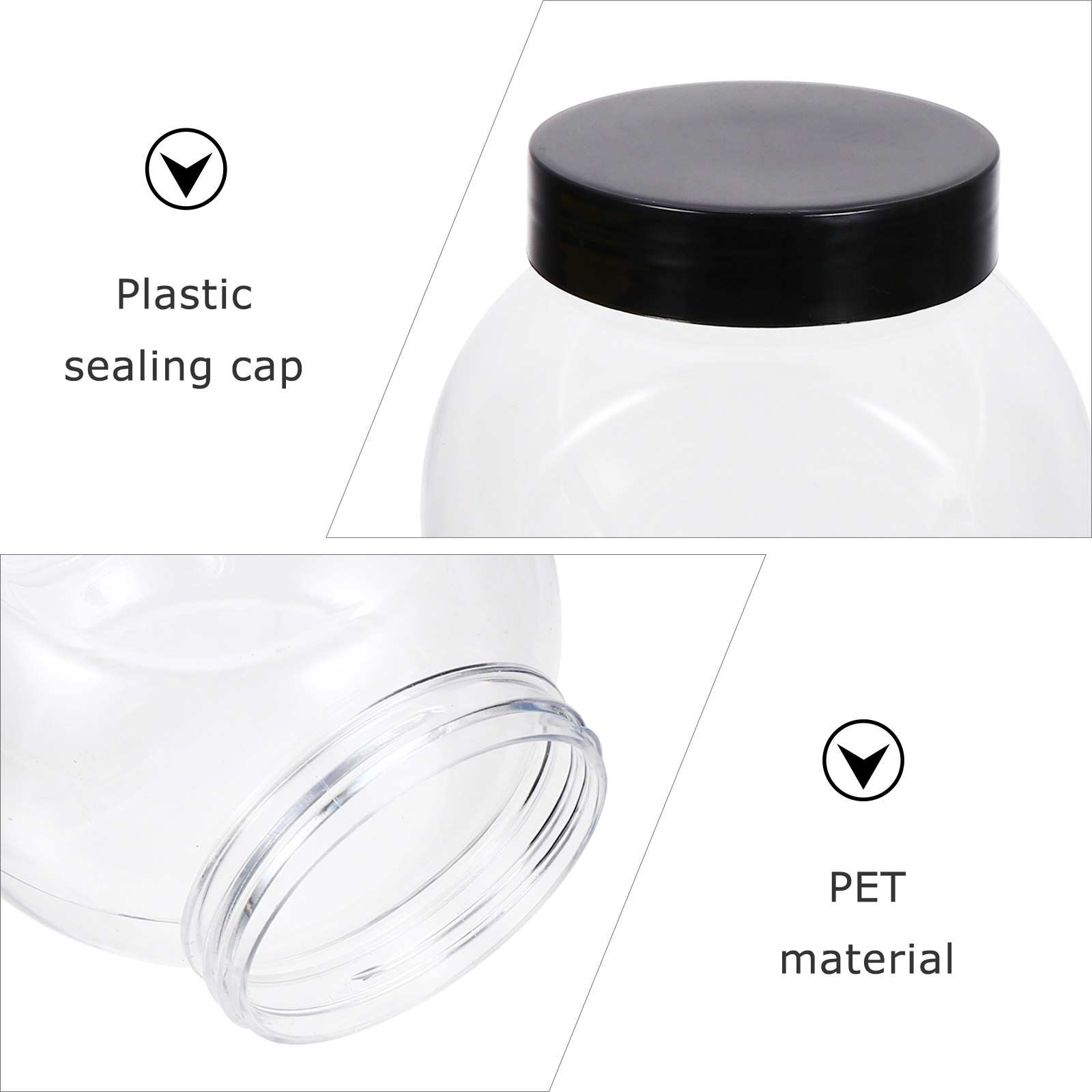 1Set Kaleng Penyimpanan Makana - Food Storage Pet ulasan dan harga