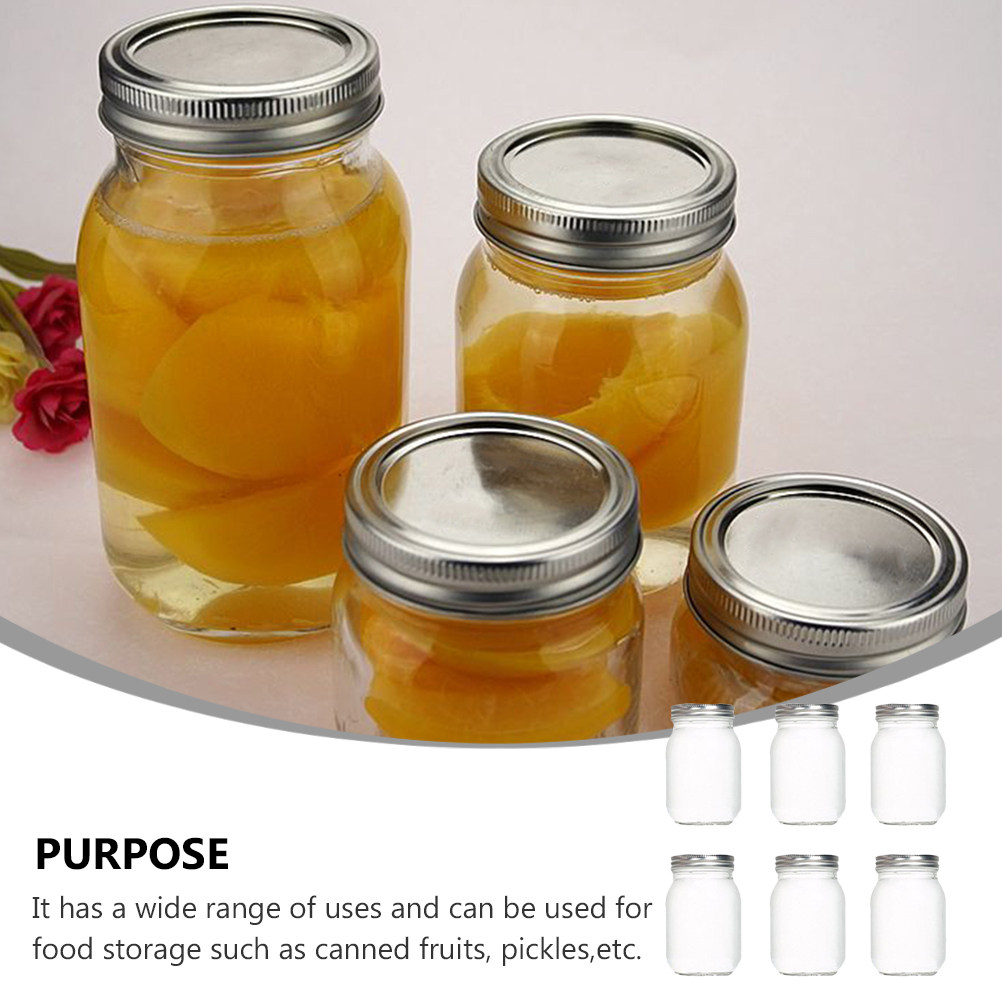 6 Buah Stoples Kaca Bulat Tran - Food Storage Jars Airtight ulasan dan harga