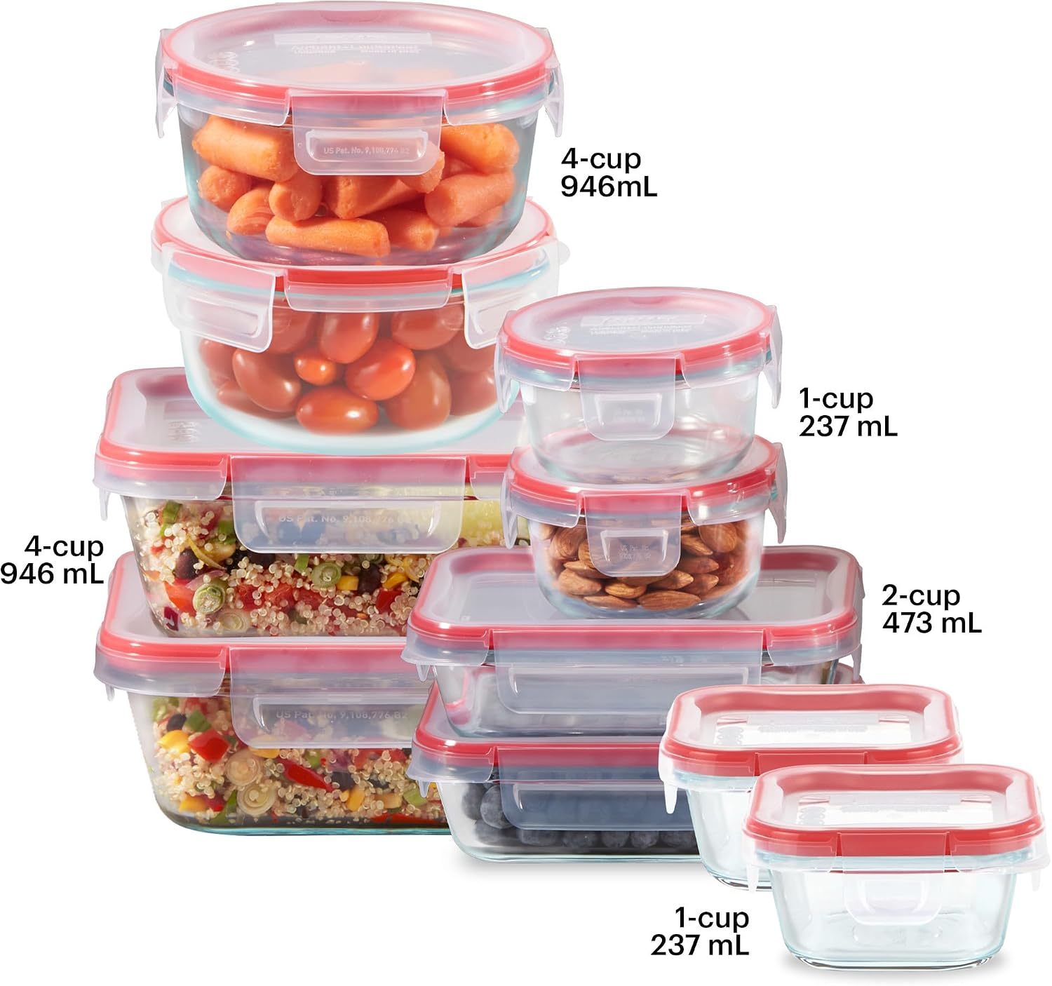 Freshlock (10-Pack) Set Wadah  - Food Storage Non Toxic ulasan dan harga