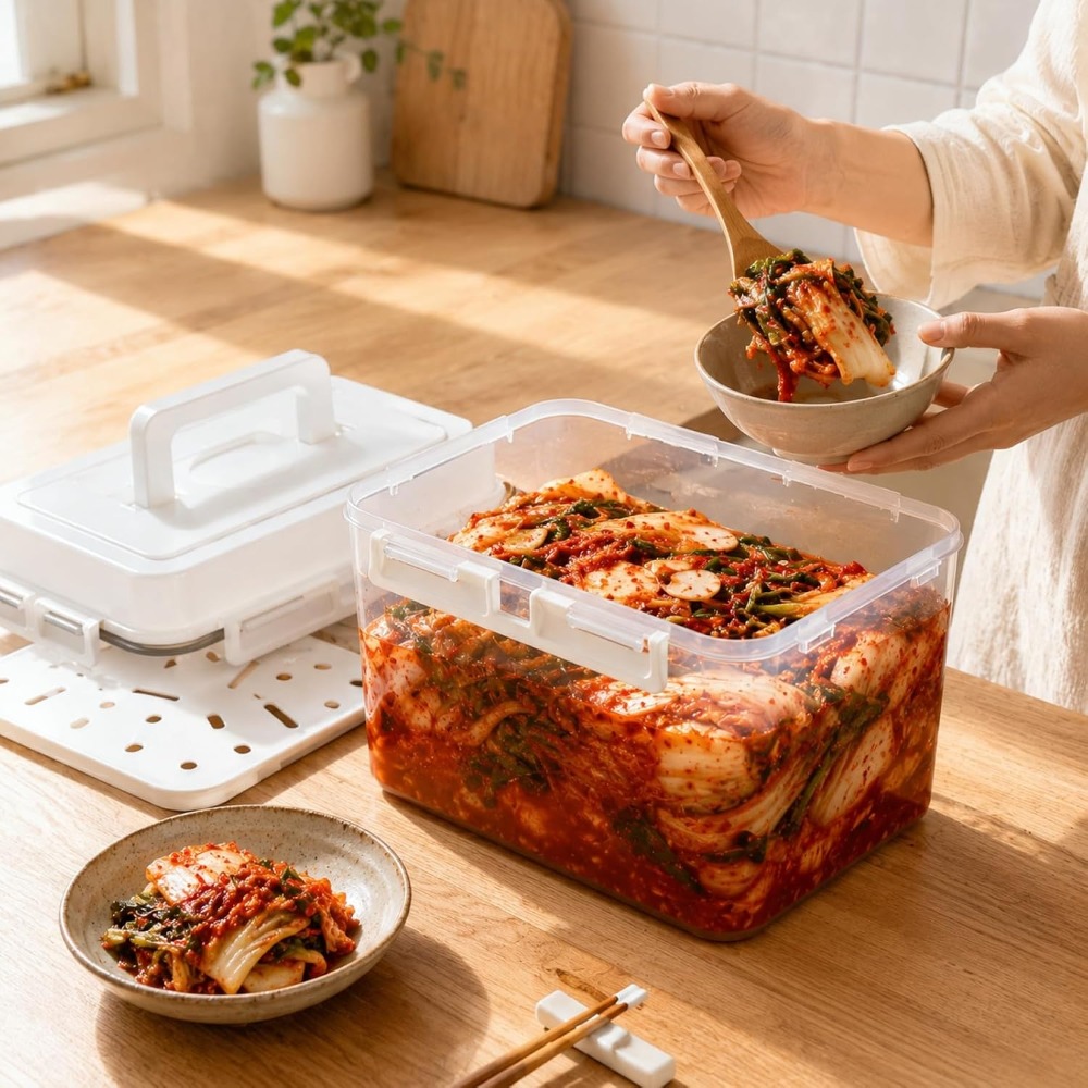 Wadah Fermentasi Kimchi, Wadah - Food Storage Jars Airtight ulasan dan harga