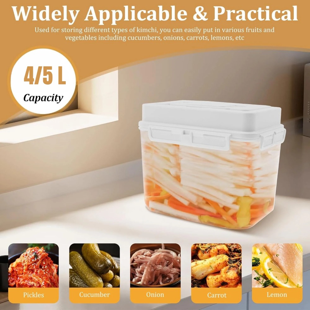 Wadah Fermentasi Kimchi, Wadah - Food Storage Jars Airtight ulasan dan harga