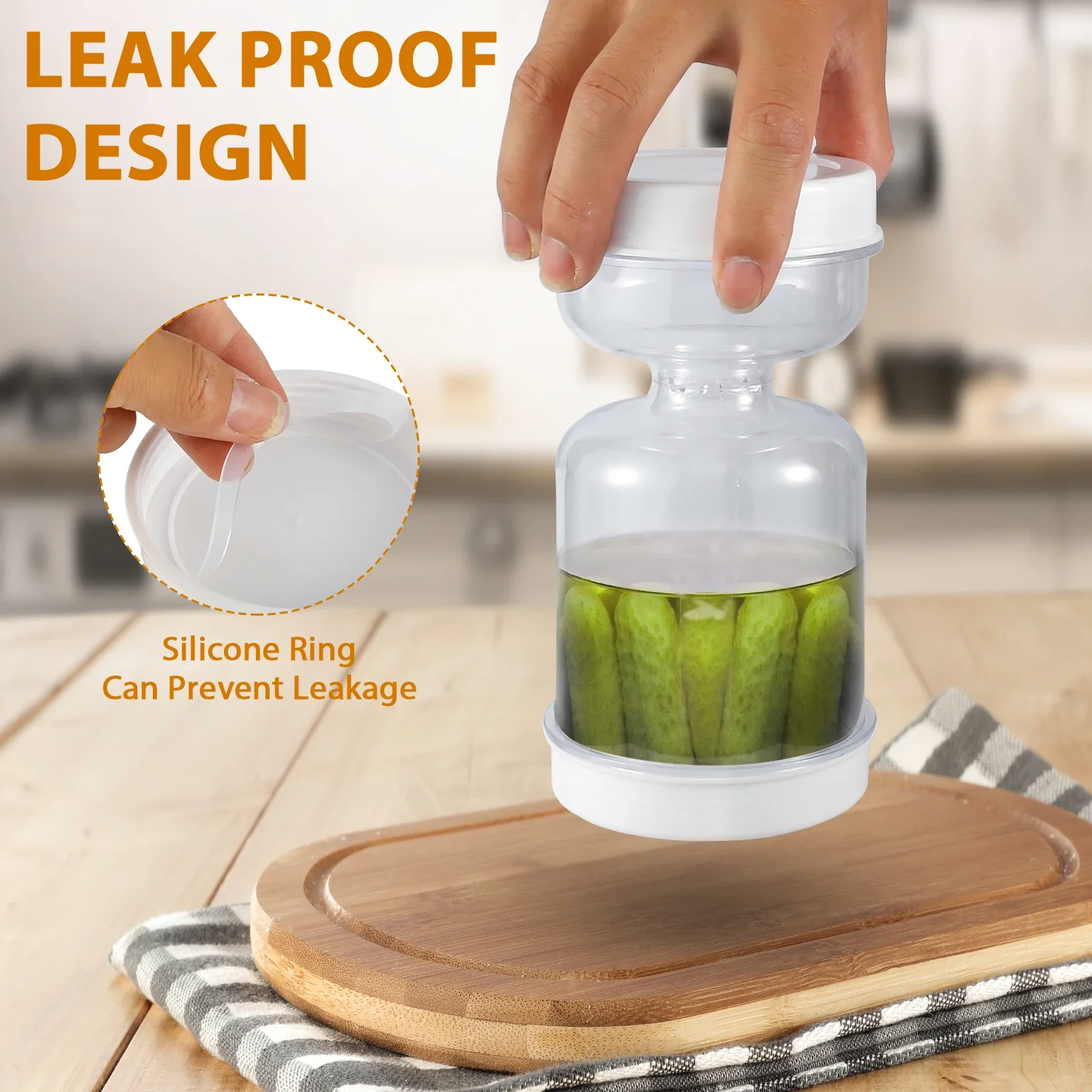 Wadah makanan basah dan kering - Food Storage Jars Airtight ulasan dan harga