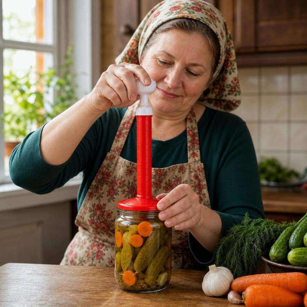 Tutup Stoples Vakum dengan Pom - Food Storage Vacuum Seal ulasan dan harga