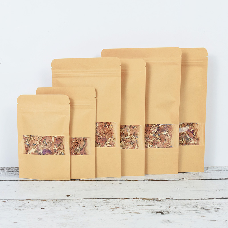 20/50 buah kertas Kraft kantun - Food Storage Ziploc Bags ulasan dan harga