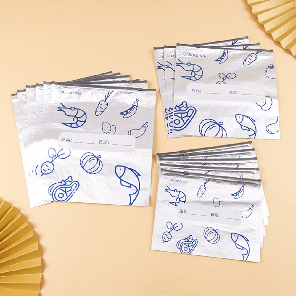 10 Buah/Tas Kantong Makanan Al - Food Storage Ziploc Bags ulasan dan harga