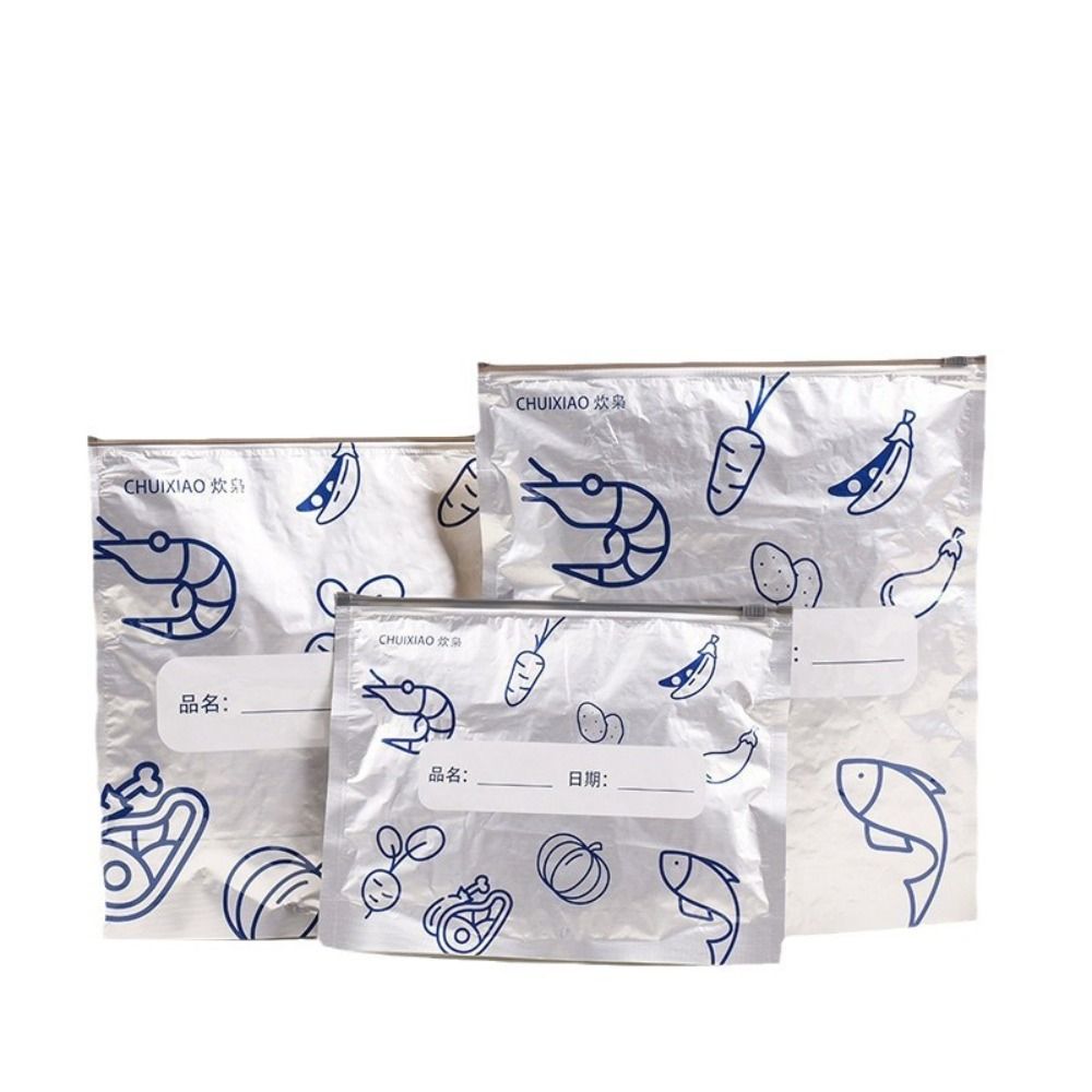10 Buah/Tas Kantong Makanan Al - Food Storage Ziploc Bags ulasan dan harga
