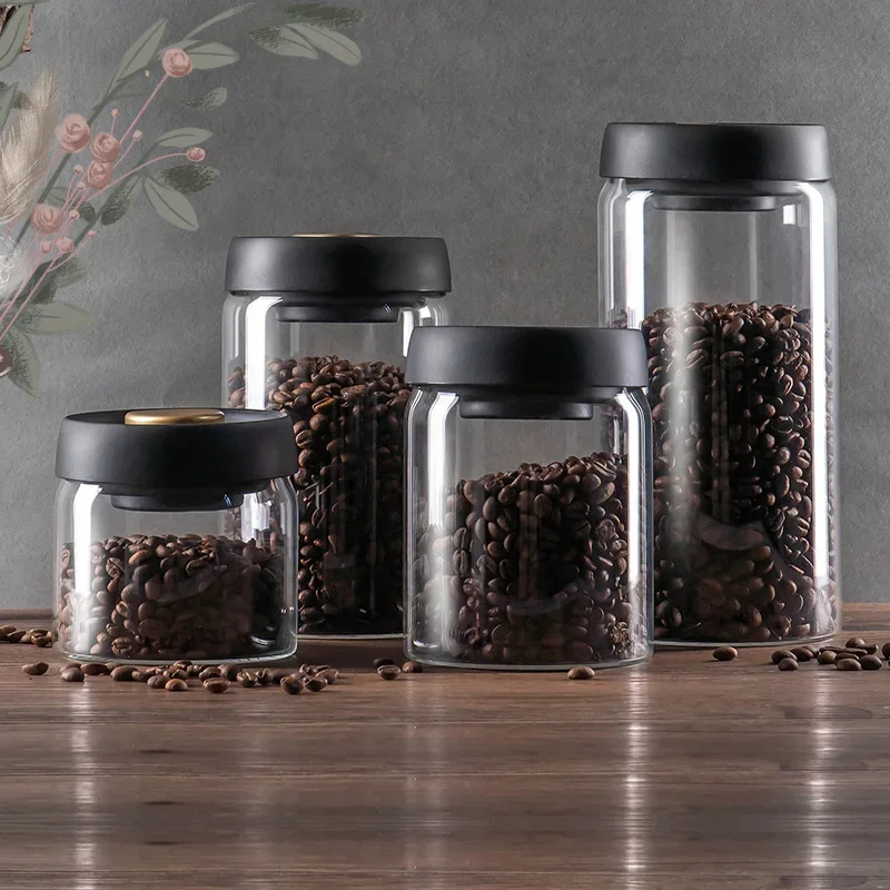 Stoples segel vakum biji kopi, - Food Storage Glass Set ulasan dan harga