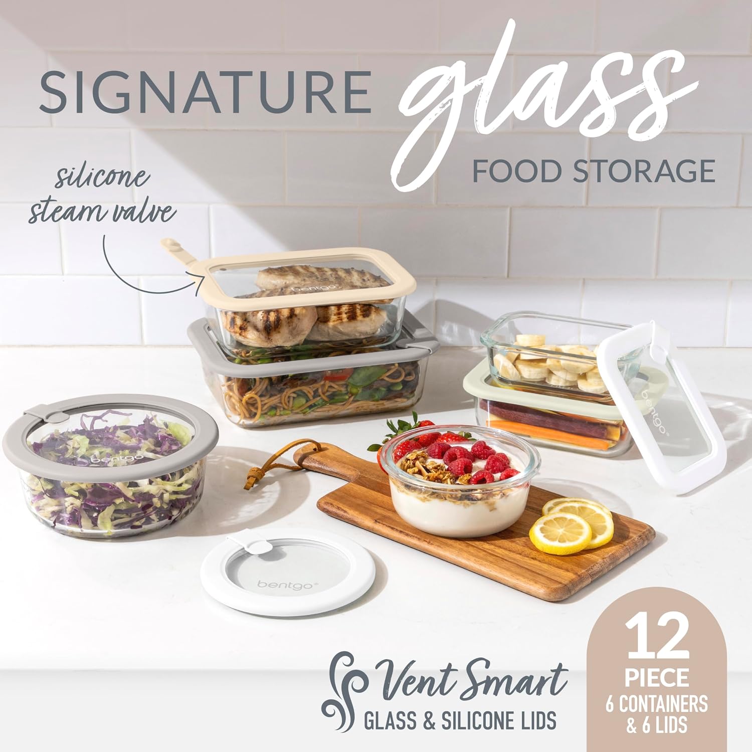 Wadah Penyimpanan Makanan Kaca - Food Storage Glass Set ulasan dan harga