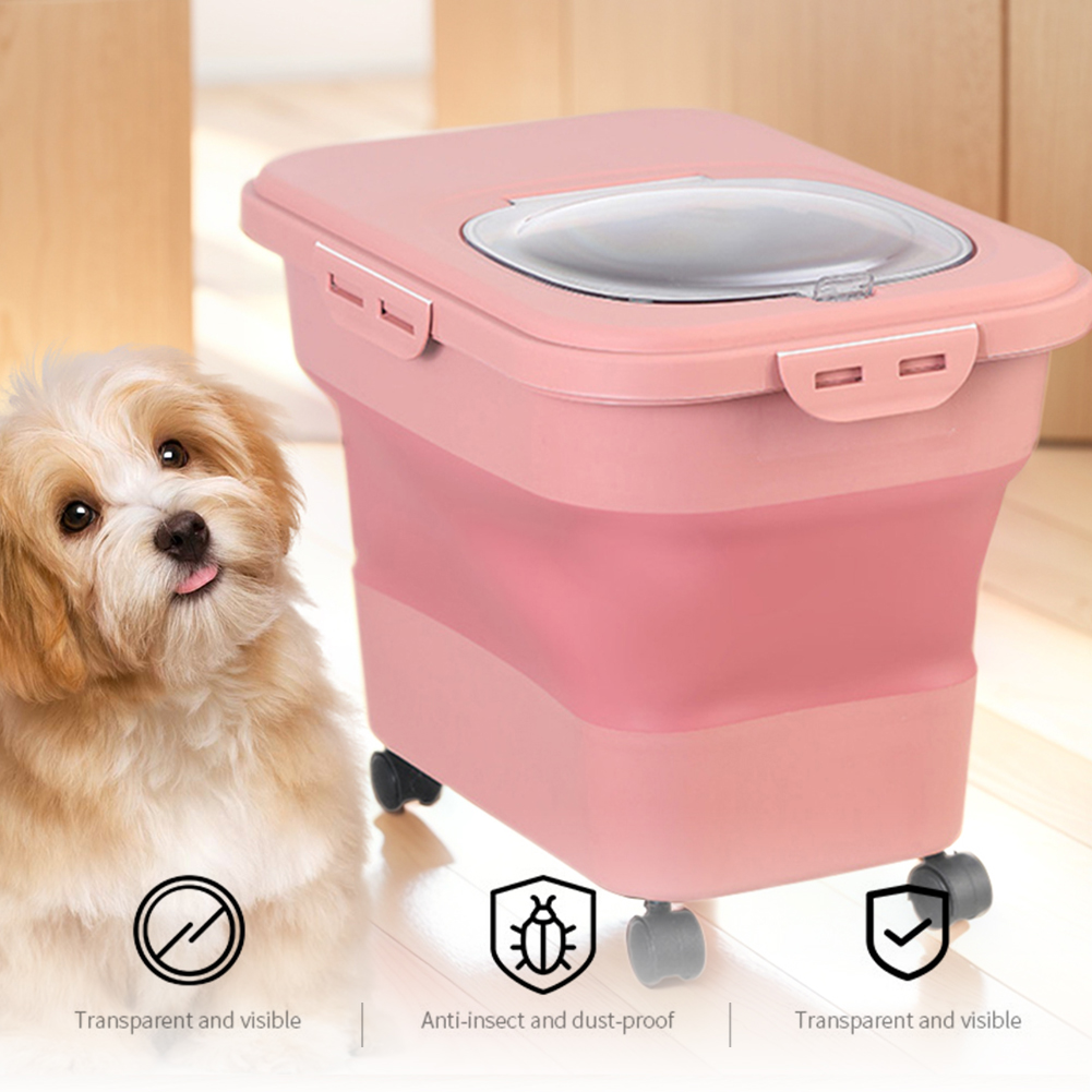 Kotak Makanan Kucing Lipat 20- - Food Storage Pet ulasan dan harga